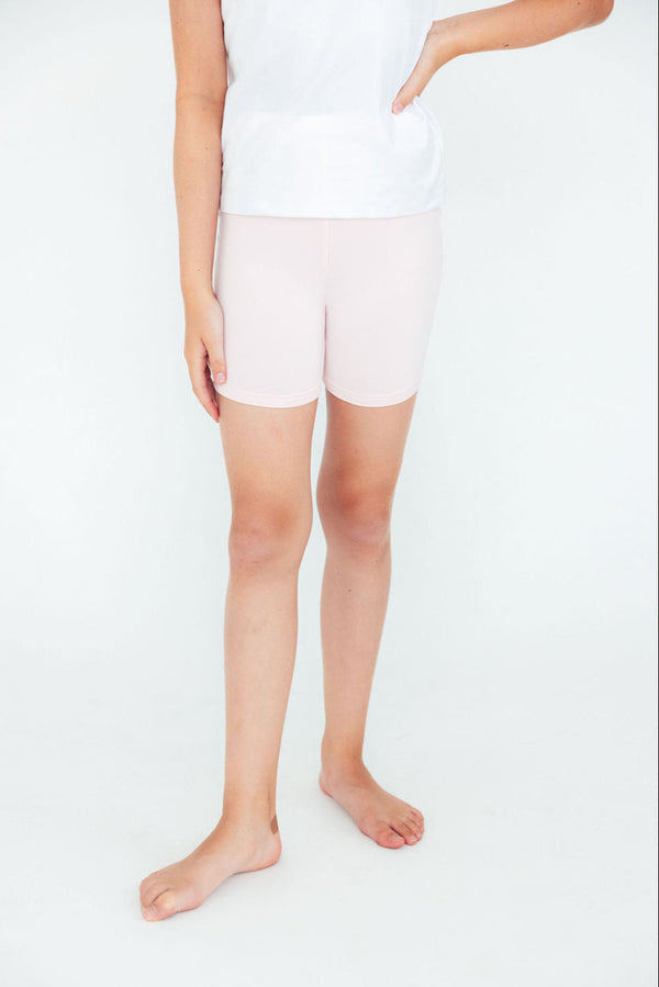 petal-pink-twirl-shorts Mila & Rose - Sophia's StyleTwirl Shorts-1